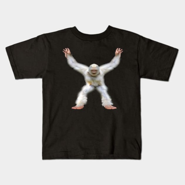 Yeti Kids T-Shirt by Wickedcartoons